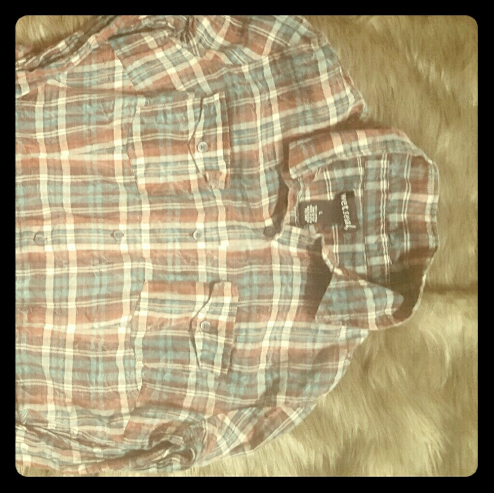 4/ $20 Wet seal plaid shirt